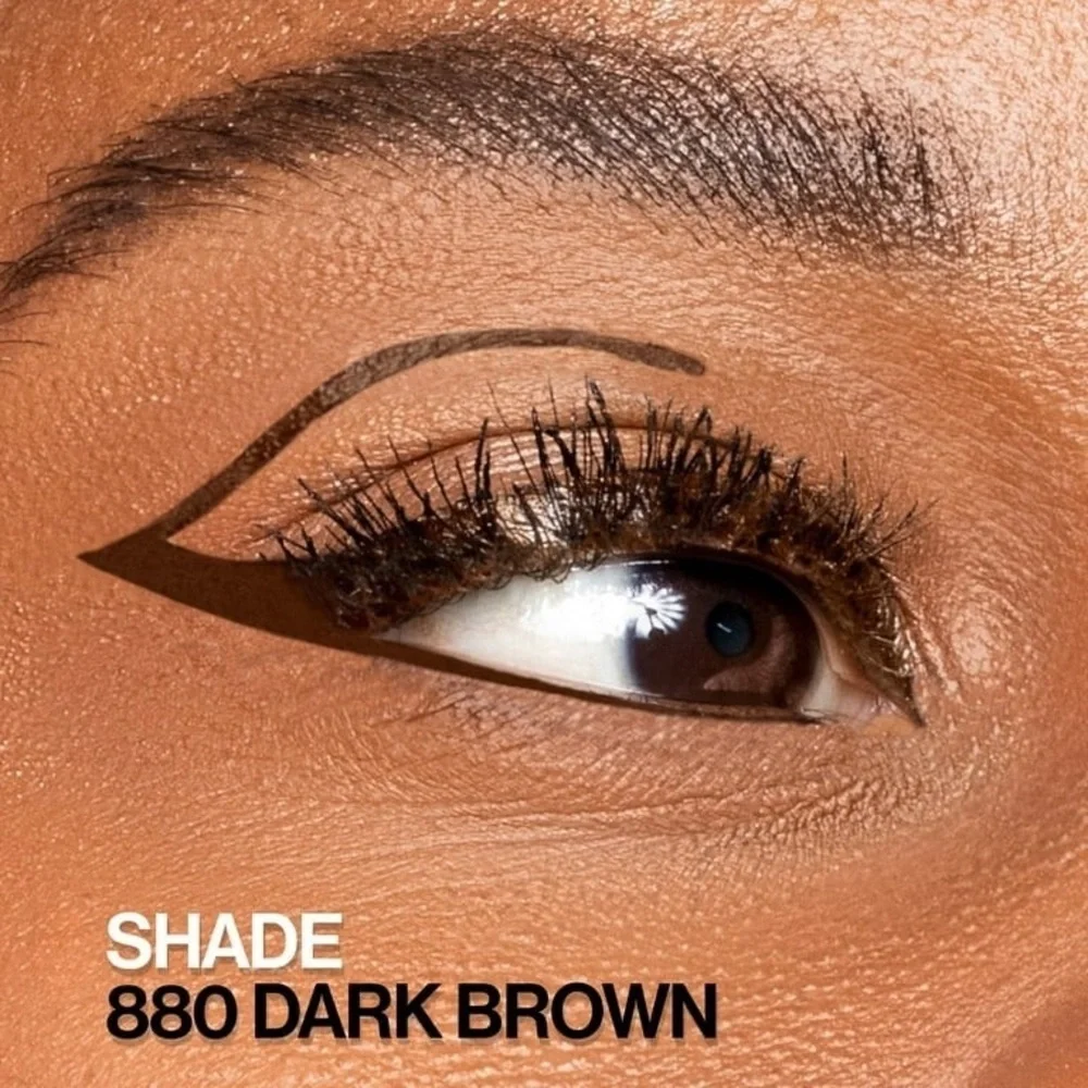 3/$12 Wet N Wild 880 Dark Brown H20 Proof Waterproof Liquid Eyeliner